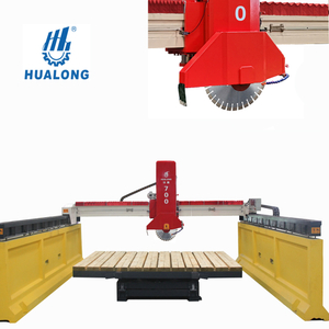 מכונות אבן Hualong HLSQ-700 בסיס מלט לייזר יישור גשר מסור מכונת חיתוך אבן