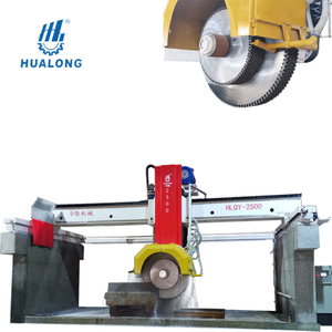 מכונת חיתוך בלוקים מסורי גשר מכונת אבן לחיתוך בלוק ללוחות HLQY-2500 מכונות HUALONG