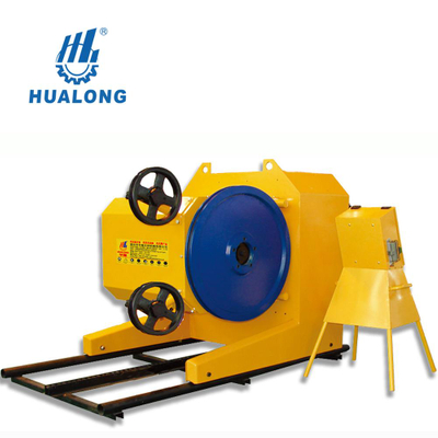 מכונת מחצבת אבן Hualong מכונות אבן HSJ-55A מכונת מסור תיל יהלום לחיתוך אבן במחצבת שיש גרניט