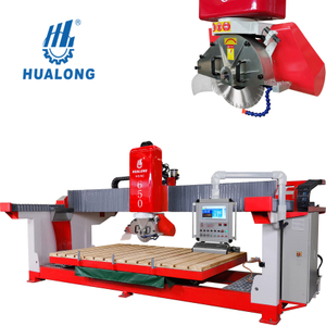 מכונות חיתוך אבן Hualong HSNC-650 אוטומטית מסור גשר CNC מכונת חיתוך וכרסום עבור חותך אריחי שיש גרניט קוורץ זכוכית